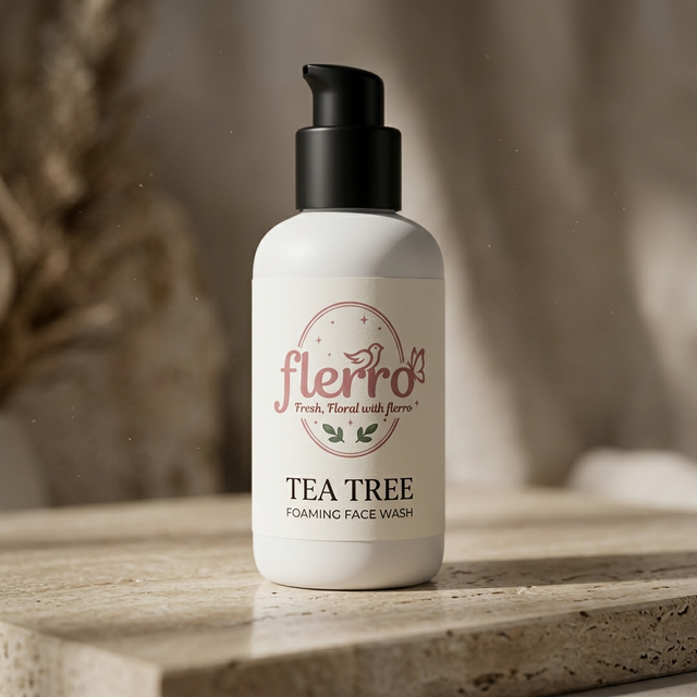 Flerro Tea Tree Foaming Face Wash
